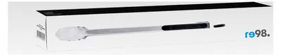 Produktbild von Grillzange Fuego mit Gravur | Edelstahl | personalisiert | Grillbesteck | extra lang | Namen | Wunschtext | Zacken | Geschenkverpackung | 40cm | Outdoor
