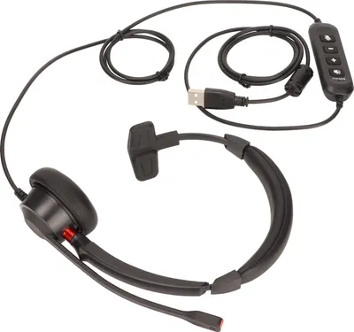 Produktbild von Call-Center-Headset, Büro-Headset, USB-Business-Headset, Einohr-Kundendienst-Kopfhörer, Telefon-Kopfhörer, Handy-Headset