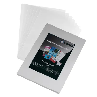 Produktbild von LMG Laminierfolien matt für A3 80 micron, 100 St.