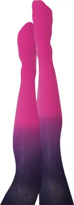 Produktbild von Strumpfhose Farbverlauf Lila Pink 120 DEN Karneval Fasching Party Halloween Anime