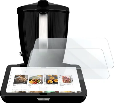Produktbild von Schutzfolie Kompatibel für Vorwerk Thermomix TM7,  Thermomix Zubehör, 2 Stück Klar Touchfunktion Schutzfolie , Langlebig Kratzfest 2x Matt