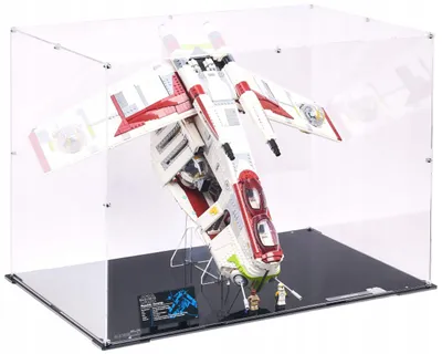 Obrázok produktu pre Čierna vitrína pre stavebnicu LEGO® 75309 Star Wars – Republiková bojová loď™
