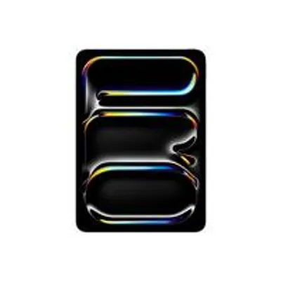 Abstract, glowing shapes on a black background.