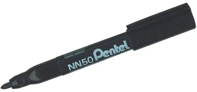 Image de Pentel -Filz -Tip stylo Pentel NN50 um 1,3-3 mm noir | Boîte extérieure de 12 pièces
