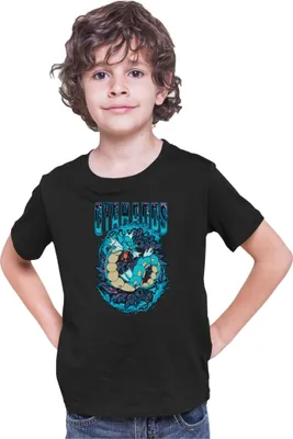 Produktbild von Kinder T-Shirt Japan Anime Manga Pokemon Gyarados, 5-6 Jahr - 116 / Schwarz