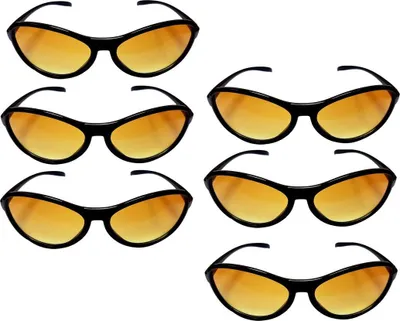Image de lot de 6 lunettes d'enterrement de vie de garçon Lunettes de soleil de fête pour les fêtes et les déguisements - 6 pièces de lunettes de fête Bachelor lunettes de déguisement pour le carnaval Fasching Mottopartys unie - adulte