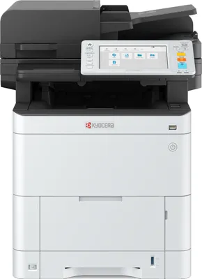 A studio shot of a Kyocera ECOSYS MA4000cix multifunction printer.