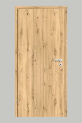 Produktbild von Pertura Zimmertür Yori CPL Eiche Astig aufrecht 73,5x198,5 cm Links