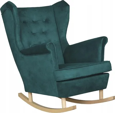 Produktbild von Family Meble Schaukelsessel Diana Relaxsessel Skandinavisch Bequemer Ohrensessel Loungesessel Fernsehsessel Für Wohnzimmer Schlafzimmer Büro (AURA 11)