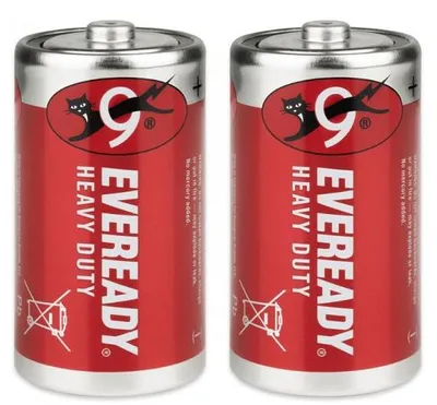 Obrázok produktu pre Batérie Eveready (Wonder) D, zinkochloridové, 2 kusy
