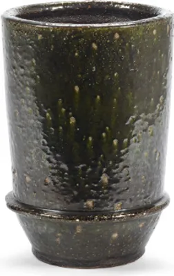 Produktbild von Serax Blumentopf-Übertopf Dune Kelly Wearstler Grün-Dunkelgrün D 26 cm H 38 cm