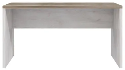 Bürotisch Schreibtisch DURO 140 cm Dekor Pinie weiß antik von Forte