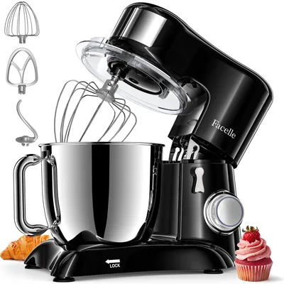 Küchenmaschine 6,5 l, 1300 W, Planetar-Rührsystem, 3 Zubehörteile