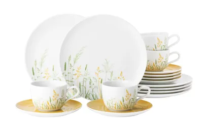 Produktbild von SELTMANN MEADOW GRASSES CURRY Coffee Set for 6 ppl