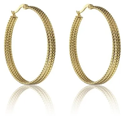 Produktbild von Statement Hoop Ohrringe Zoe Gold Ohrringe MCE23015G
