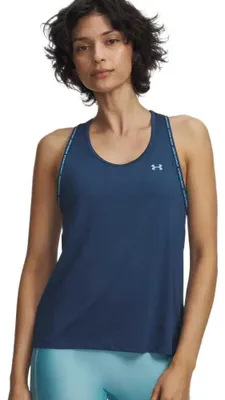 Produktbild von Under Armour Tech Knockout ärmelloses T-shirt Blau 2XL Frau Blau 2XL