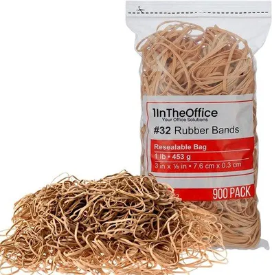 Produktbild von Famanu Gummibänder Größe 32 - 900 Stück Set für Zuhause & Büro