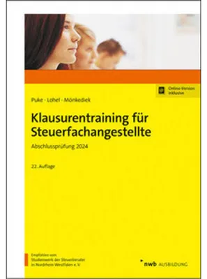 Produktbild von Klausurentraining für Steuerfachangestellte