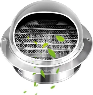 Productafbeelding van Ventilatieroosters, 120 mm, roestvrij staal 304