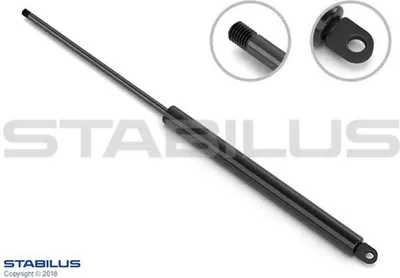 Produktbild von Gasfeder Koffer-/Laderaum 476 mm 410 N Hub 200 mm STABILUS für u.a. VOLVO 240