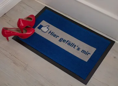 Produktbild von Hier gefällt´s mir Türmatte 60 x 40 cm