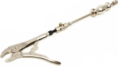 Immagine prodotto di Pinza di bloccaggio a martello scorrevole, robusto martello scorrevole da 0,9 kg, attacco girevole per chiodi, bulloni, perni, guarnizioni
