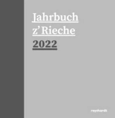 Produktbild von Jahrbuch z'Rieche 2022