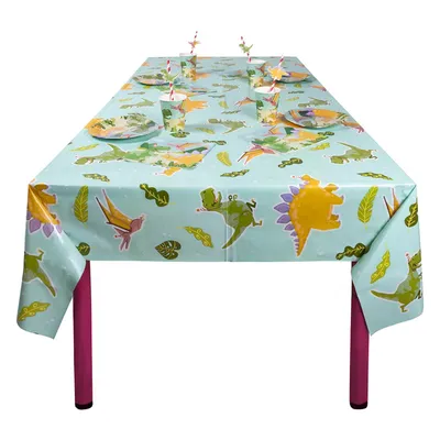 Produktbild von Plastový ubrus Dino 130 cm x 180 cm - motiv dinosaura