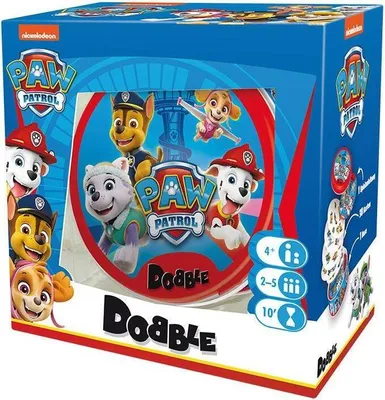 Produktbild von Asmodee ZYGD0009 - Paw Patrol Dobble Kartenspiel