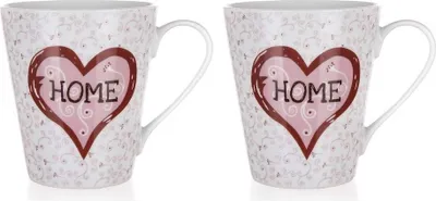 Obrázok produktu pre Hrnček keramika 330ml sada 2ks HOME HEART