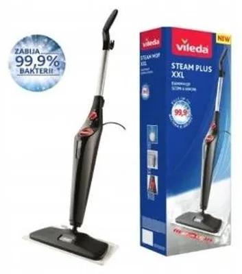 Produktbild von Vileda Steam Plus XXL Dampfmopp 2 Einsätze 40 cm Schneller Start Saubere Böden