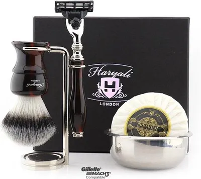 Produktbild von Haryali London Sicherheitsrasierer 5 Stück Rot & Schwarz