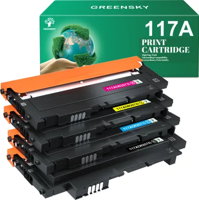 Produktbild von GREENSKY Toner Kompatibel HP 117A W2070A Color Laser 179fwg 178nwg 178nw 150a 150nw mit CHIP