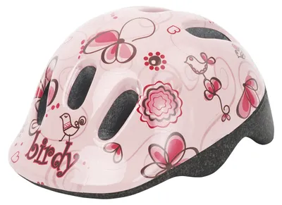 Image de Casque pour bébé Polisport Birdy 44/48 cm crème/rose
