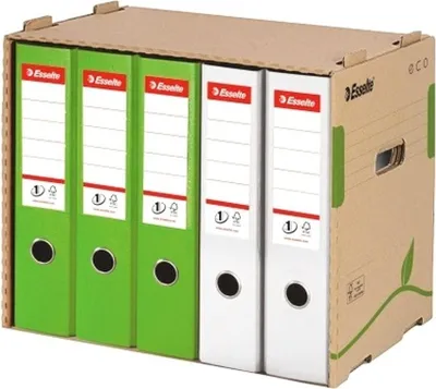 Produktbild von Esselte Eco, 550 g, 305 x 427 x 343 mm, Braun, Grün