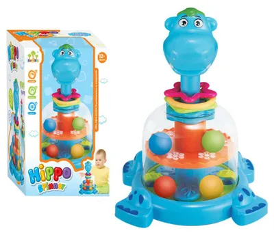 Produktbild von Lean Baby Nilpferd Ballon Blau