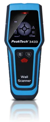 Immagine prodotto di Scanner digitale da parete PeakTech P 3433 con custodia per il trasporto