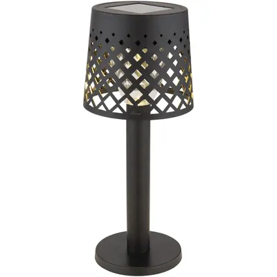 Produktbild von Tischlampe Kabellos Solar Akku Tischleuchte Außen Solarleuchte Schwarz 36631