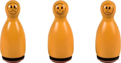 Imagen del producto de Heyda 204888632. Sellos con motivos de "rostros", color naranja