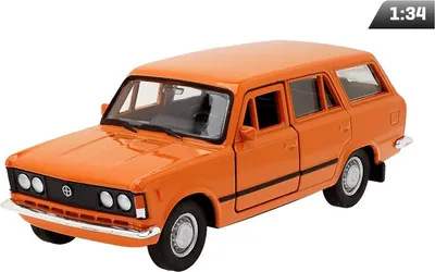 Produktbild von Modellauto 1:34 Fiat 125P Kombi, Orange Metall