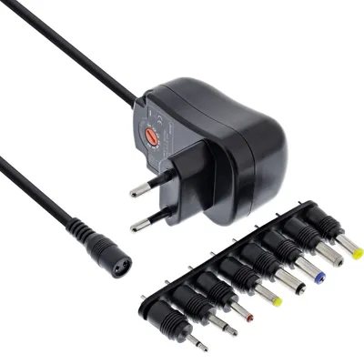 Obrázok produktu pre InLine - Netzteil - Wechselstrom 110-240 V - 12 Watt - Schwarz (26608O)