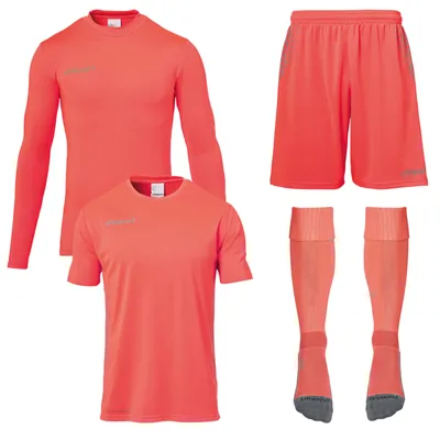 Produktbild von uhlsport Score Torwart-Set fluo rot/grau XXL