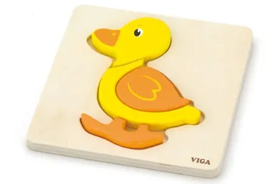Obrázek produktu pro VIGA První dřevěné puzzle miminka Kachna