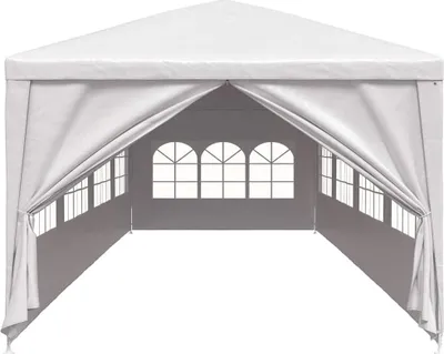 Produktbild von vidaXL Gartenzelt 3x12 m Weiß