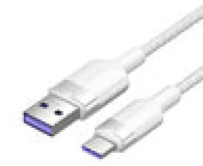 Zdjęcie produktu dla USB 2.0 A to USB-C 6A Vention CTOWF 1M cable (white)