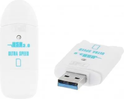 Obrázek produktu pro T'nB READERSD3, MMC, MicroSD (TransFlash), SD, SDHC, SDXC, Bílá, USB 3.2 Gen 1 (3.1 Gen 1)