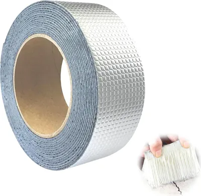 Produktbild von Butylband wasserdicht 50 mm x 10 m - selbstklebend - Abdichtband für Dachleckagen - Oberflächenrisse - Fensterbankspalte - Rohrbruch.