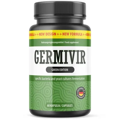 Image de Germivir Green Edition gélules | Pour l'équilibre intérieur | Pour hommes et femmes | 60 gélules