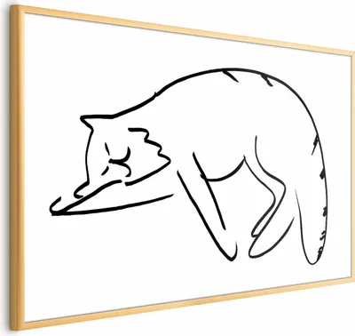 Produktbild von Posterpapier Poster - Cat Dreams 60x40 cm Tiere g-A-0190-ao-a