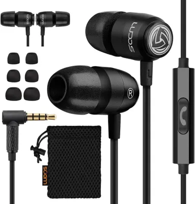 Produktbild von LUDOS Clamor 2 Pro Kopfhörer In Ear Ohrhörer mit Kabel und Mikrofon, Kristallklarer Klang Verwindungsfest, Headphones Ausgeglichene